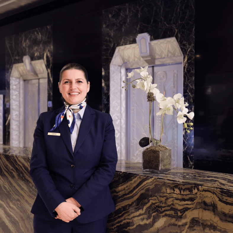 Concierge front desk